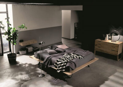 Letto in legno - Camera matrimoniale - ARREDAMENTI ALBERTO LA SPINA Sassari